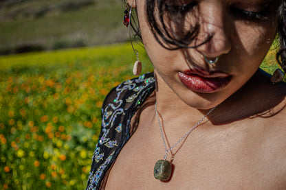 Unakite pendent necklace