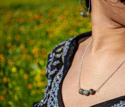 simple Labradorite Necklace
