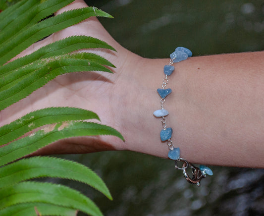 Aquamarine bracelet
