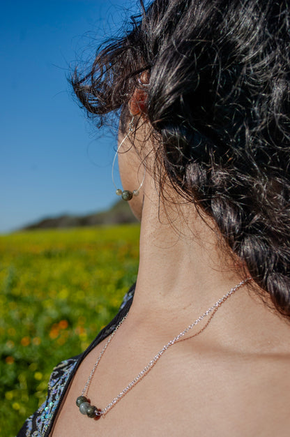 simple Labradorite Necklace